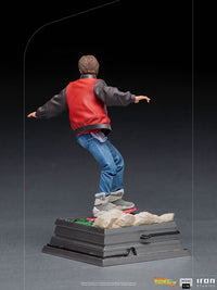Marty McFly On Hoverboard 1:10 Scale Iron Studios