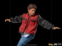 Marty McFly On Hoverboard 1:10 Scale Iron Studios