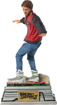 Marty McFly On Hoverboard 1:10 Scale Iron Studios