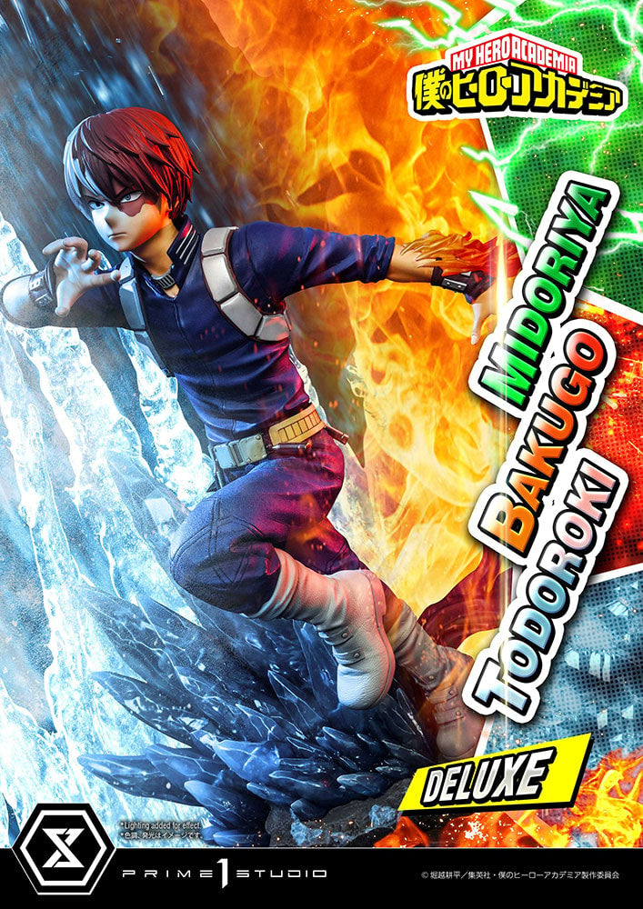 MY HERO ACADEMIA MIDORIYA, BAKUGO & TODOROKI (DELUXE VERSION) STATUE