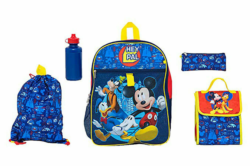 MIckey Mouse 5-pc Backpack Set