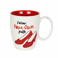Glitter Ruby Slippers 12oz Ceramic Mug