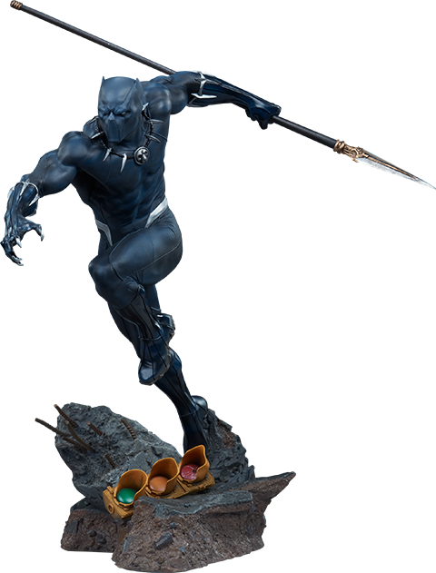 Black Panther Avengers Assemble Statue