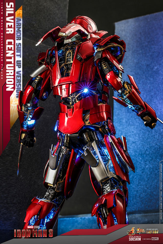 Iron Man 3 Silver Centurion Suit up 1:6 Scale