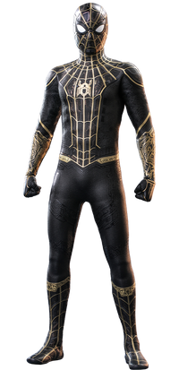 Spider Man 1:6 No Way Home Black/Gold Figure