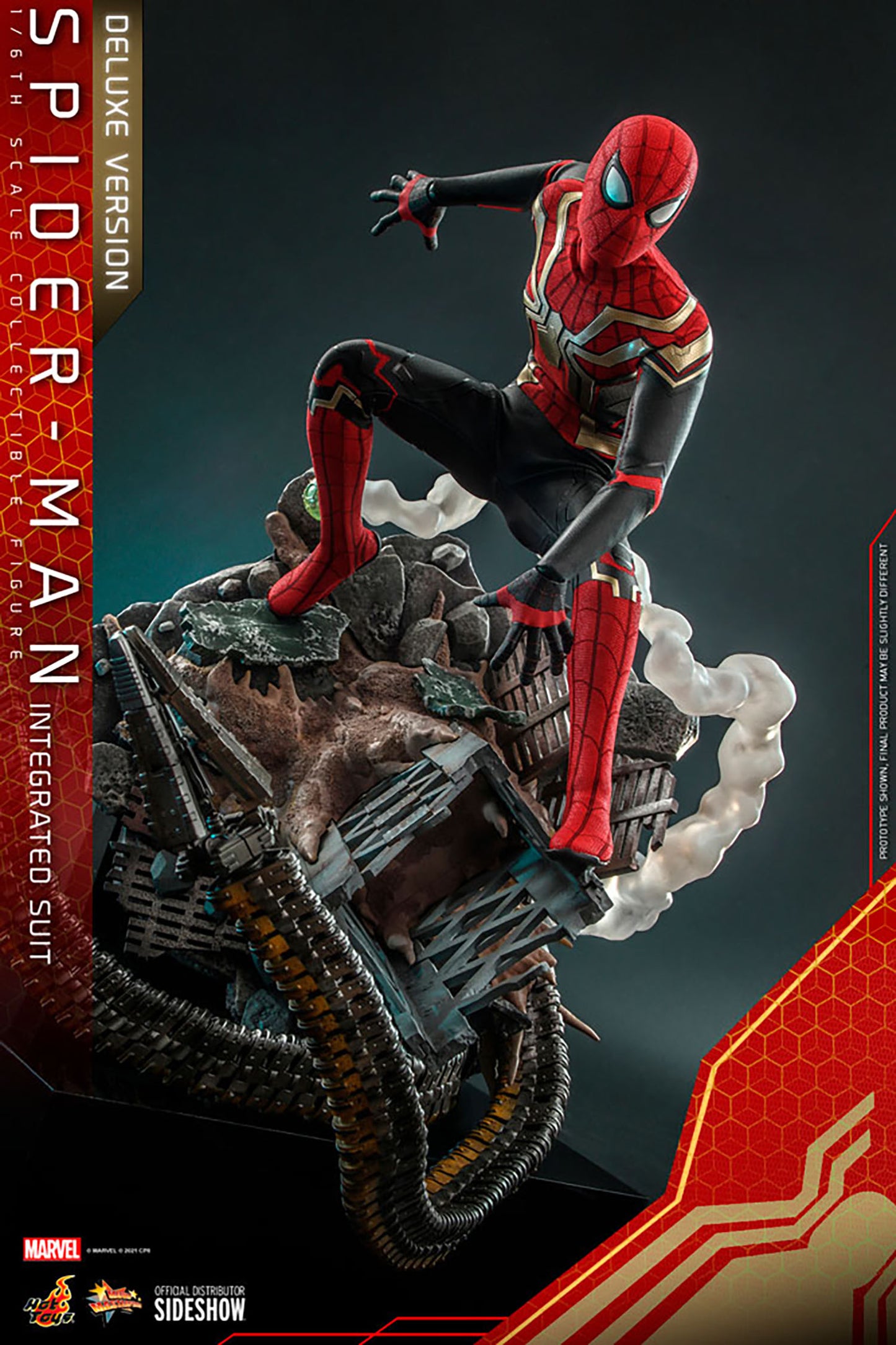 Spiderman (Integrated Suit) Deluxe 1:6 Scale Collectible Figure