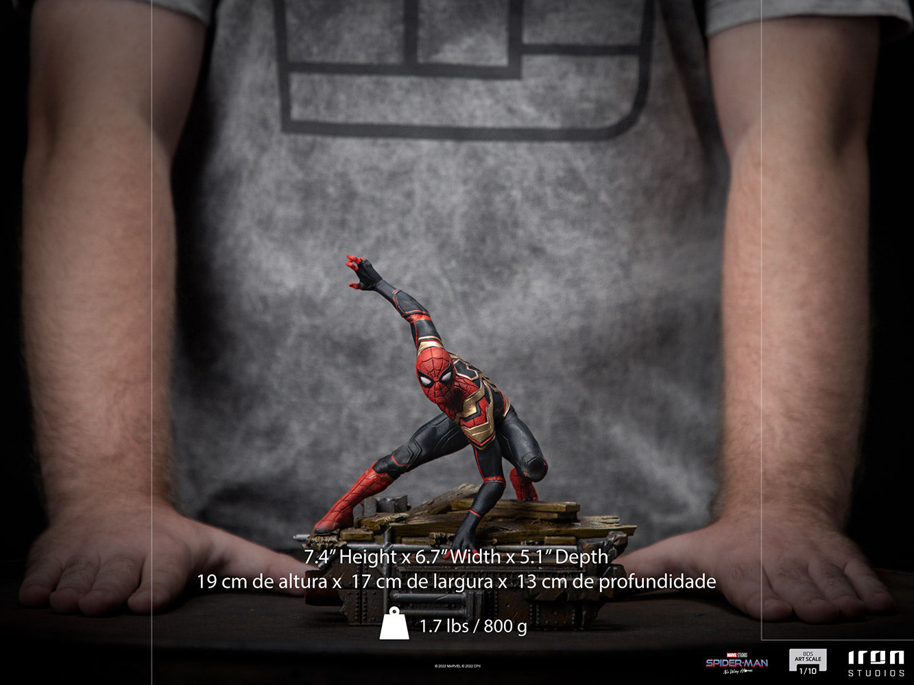 Spiderman  Peter #1 1:10 art scale Statue -Spiderman No Way Home