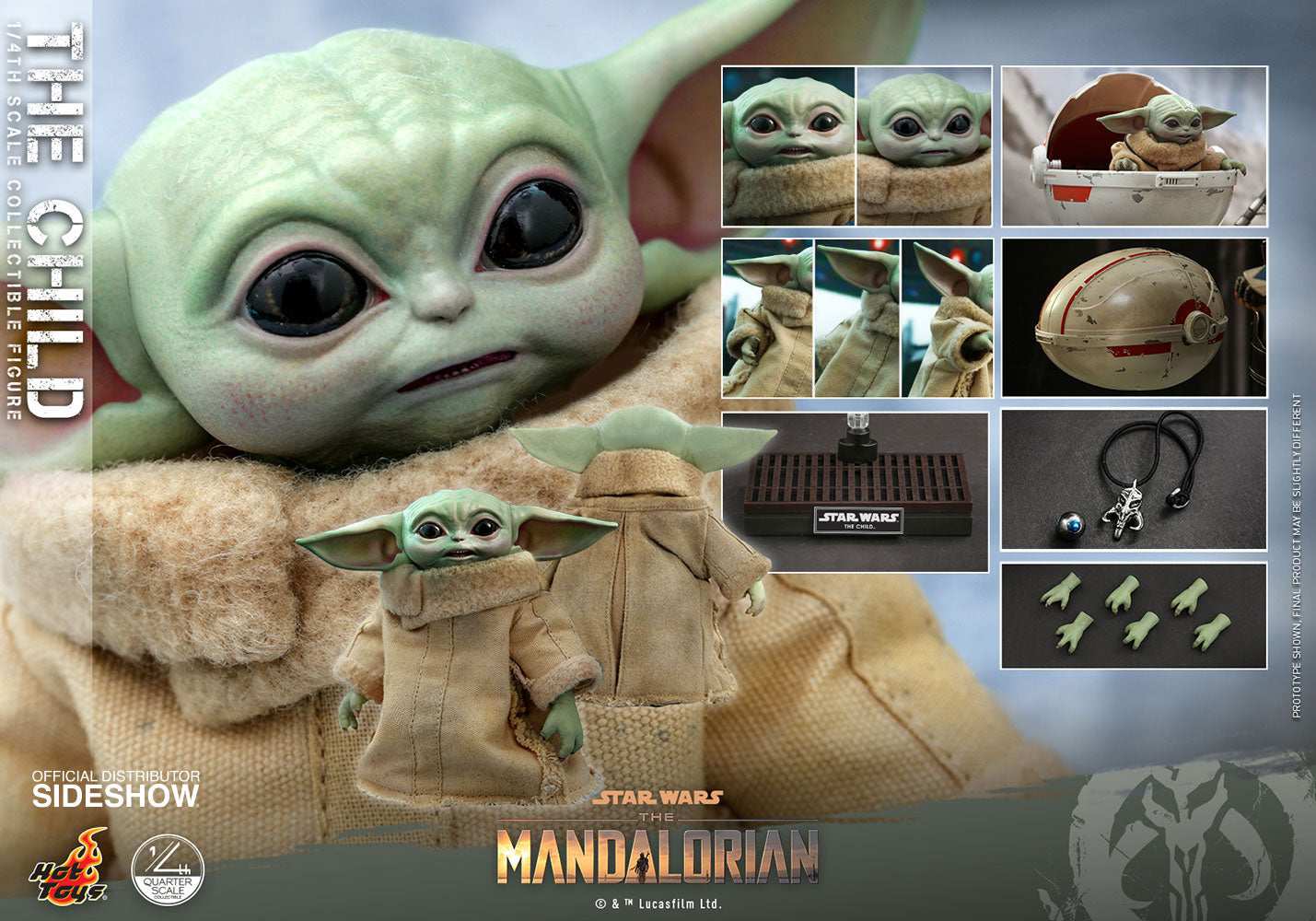 The Child/ Grogu 1:4 Scale