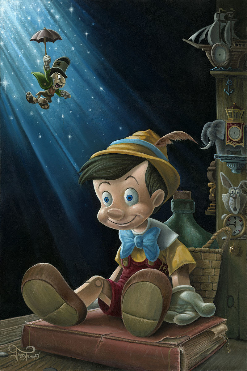 The Little Wooden Boy -  Disney Treasure On Canvas