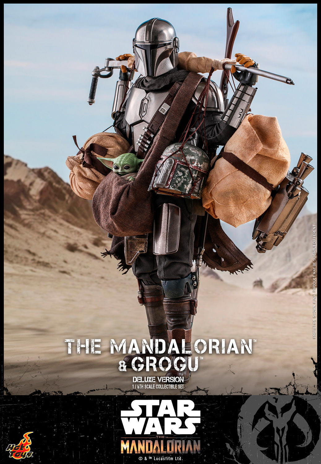 The Mandalorian And Grogu (Deluxe Version) 1:6 Scale Figure
