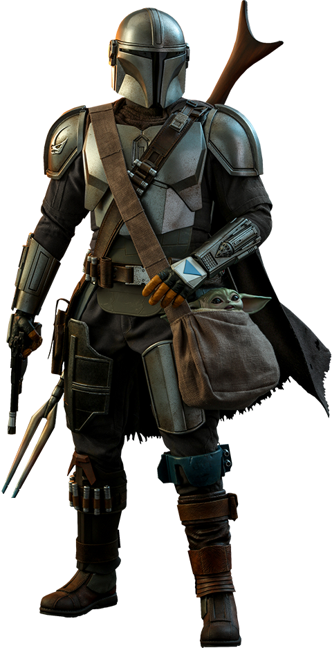 Mandalorian & Grogu 1:4 Scale Figure