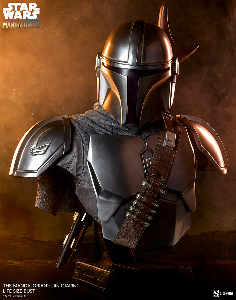 The Mandalorian Din Djarin Life Size Bust