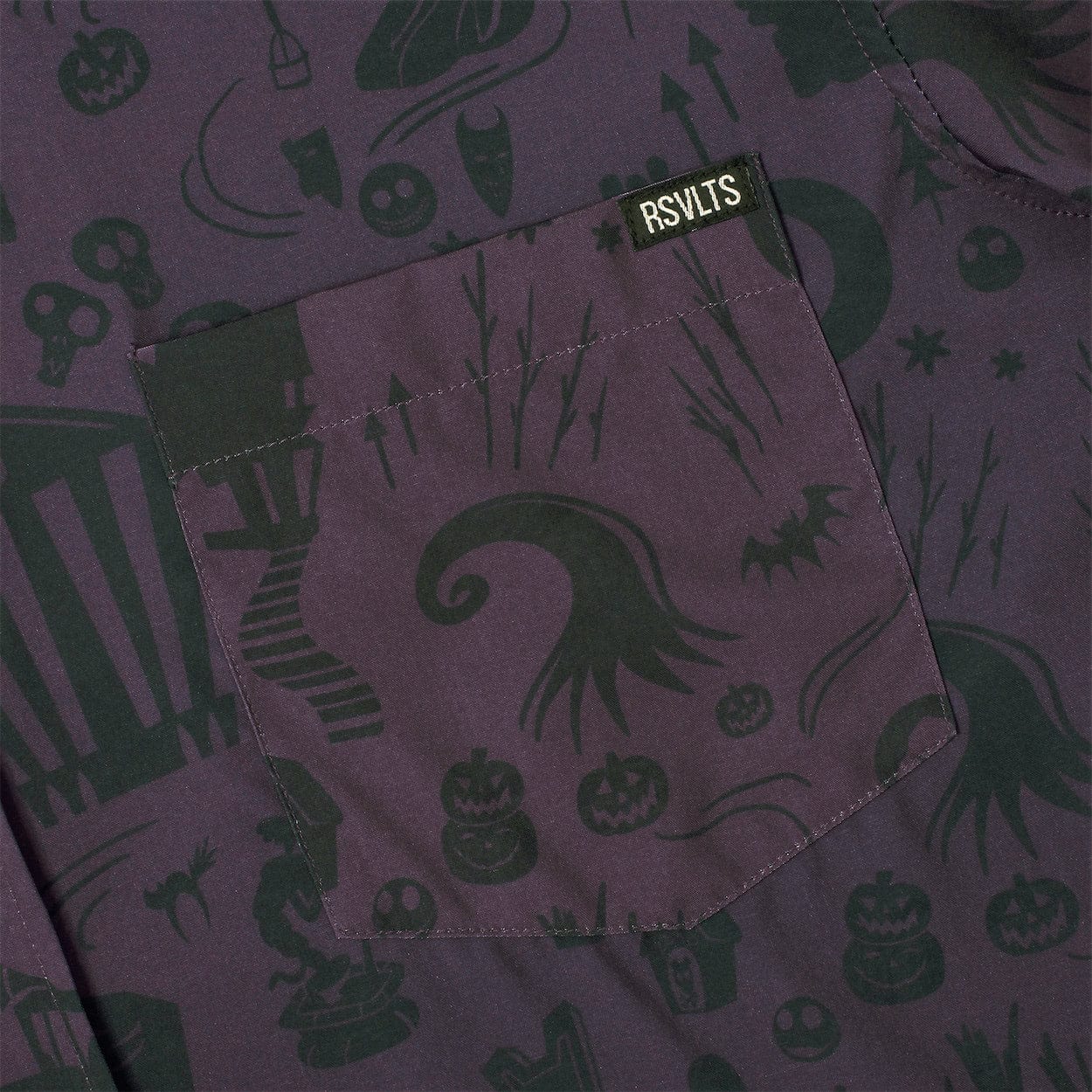 RSVLTS Nightmare Before Christmas Paint The Town Dead Short Sleeve Shirt