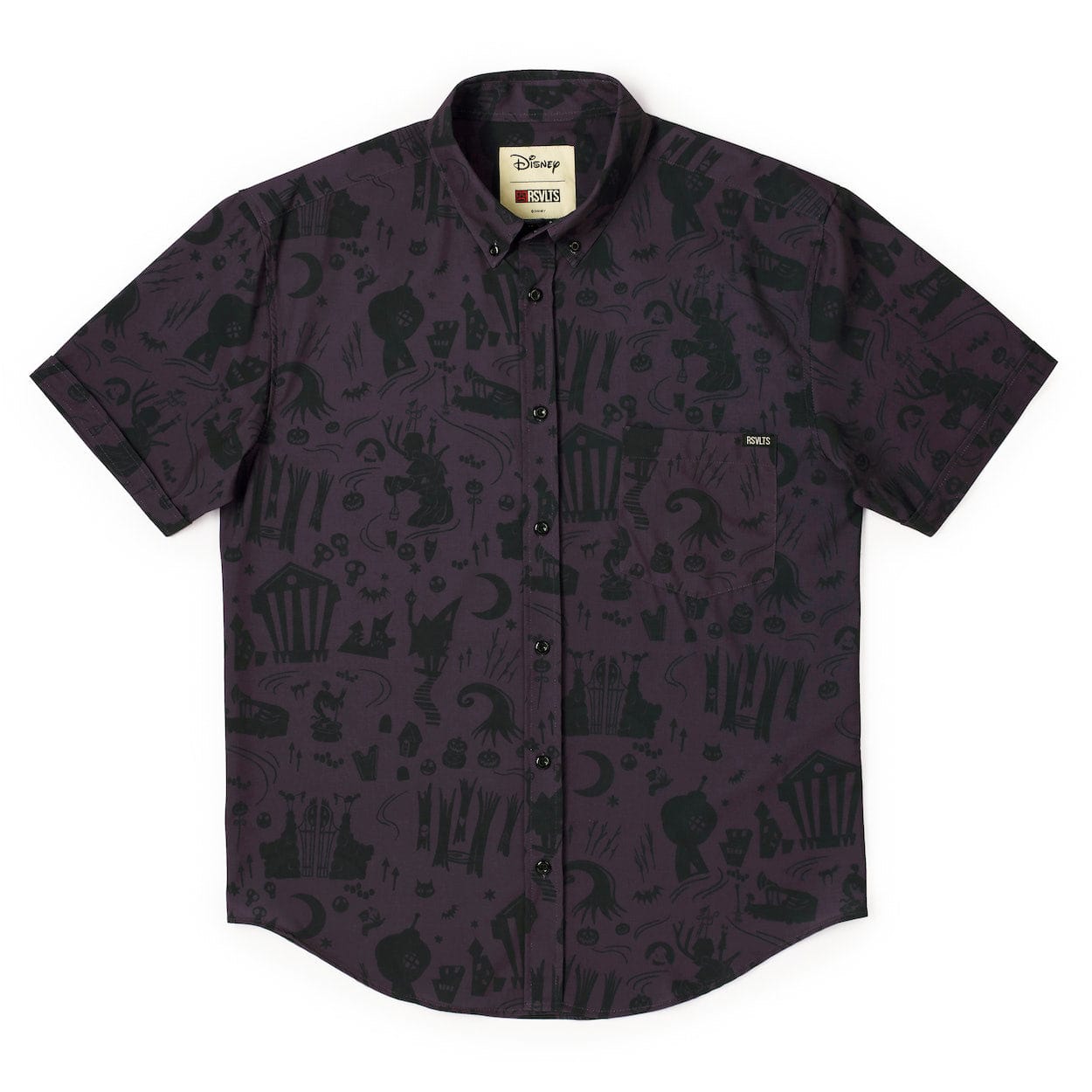 RSVLTS Nightmare Before Christmas Paint The Town Dead Short Sleeve Shirt