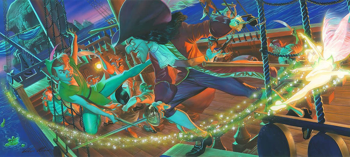 Clash For Neverland - Disney Treasure On Canvas