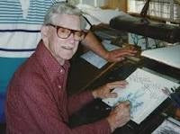 Daffy Duck Production Drawing