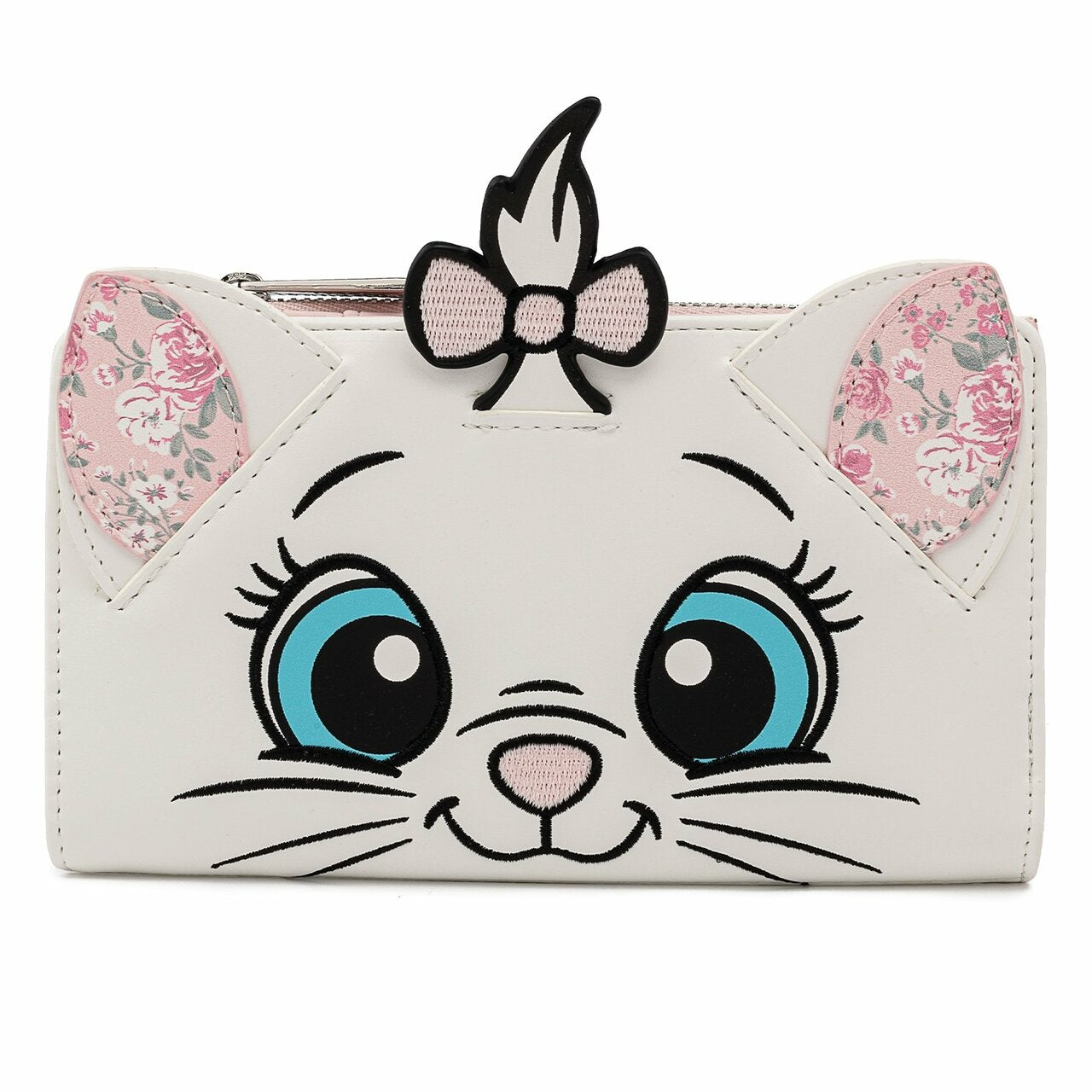 Disney Marie Floral Face Flap Wallet