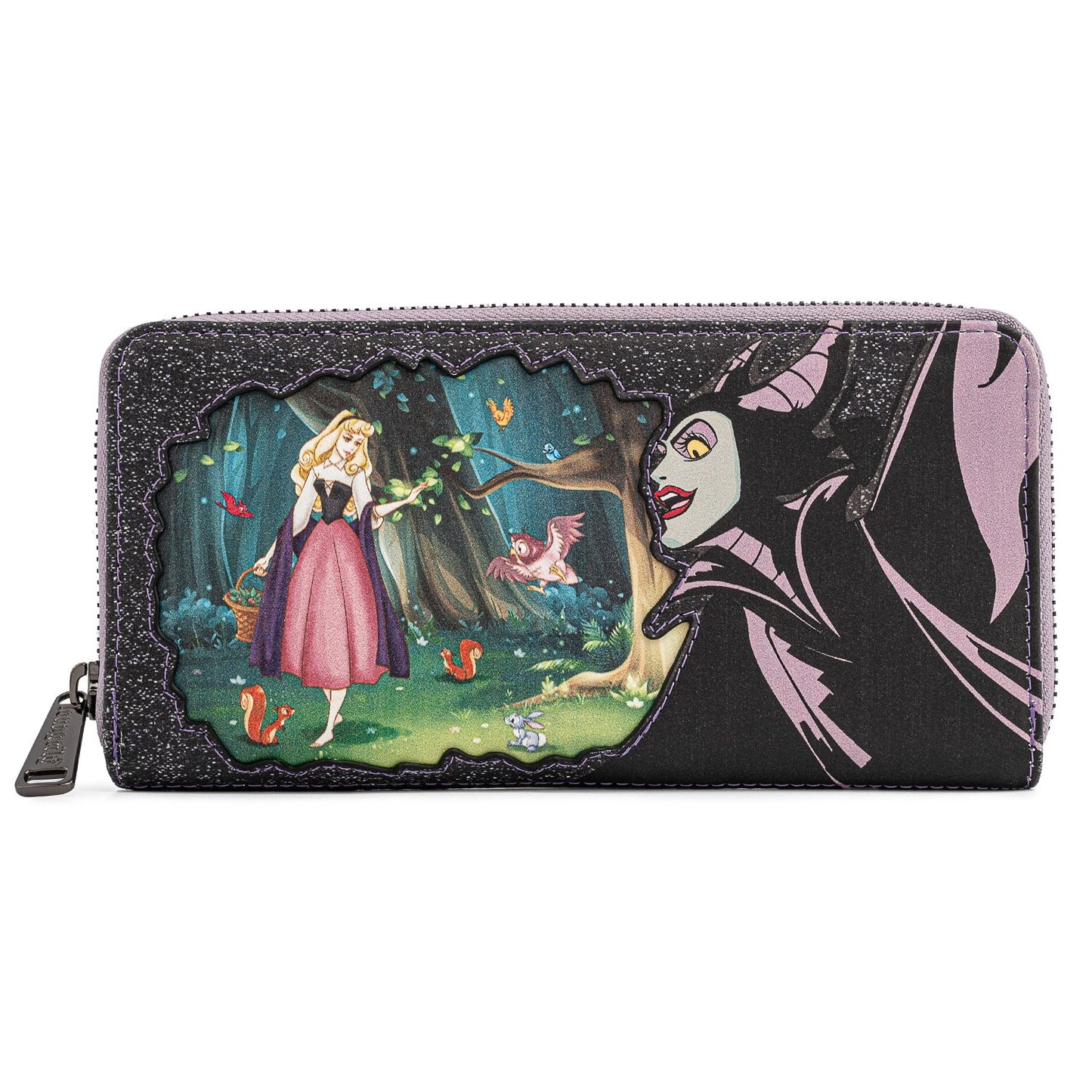 Disney Villains scene Maleficent Sleeping Beauty Zip Around Wallet